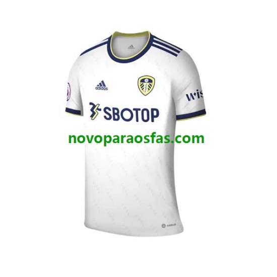 Camisolas Leeds United Homem Casa 2022-2023 Manga Curta
