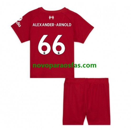 Camisolas Liverpool Alexander-Arnold 66 Criança Casa 2022-2023 Manga Curta