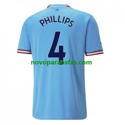 Camisolas Manchester City PHILLIPS 4 Homem Casa 2022-2023 Manga Curta