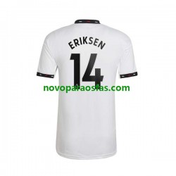 Camisolas Manchester United Christian Eriksen 14 Homem Visitante 2022-2023 Manga Curta