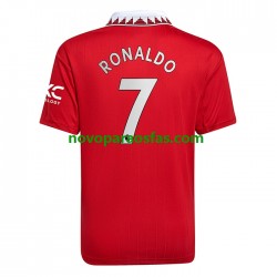 Camisolas Manchester United Cristiano Ronaldo 7 Homem Casa 2022-2023 Manga Curta