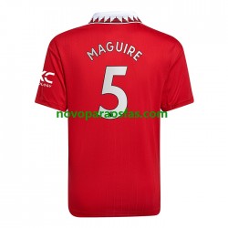 Camisolas Manchester United Harry Maguire 5 Homem Casa 2022-2023 Manga Curta