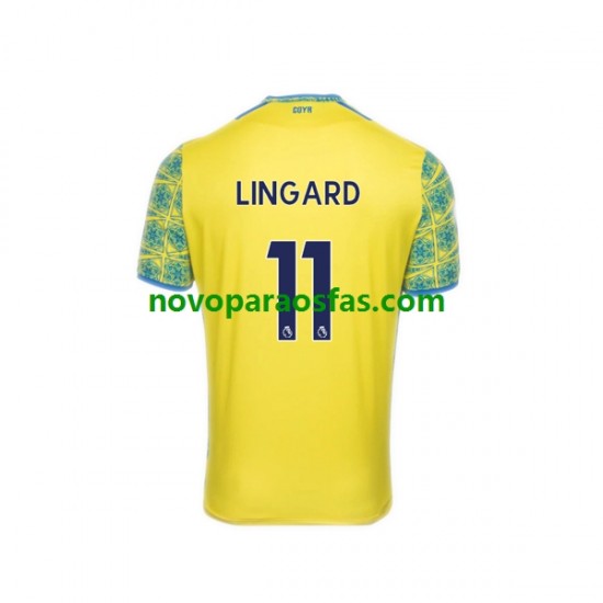 Camisolas Nottingham Forest Jesse Lingard 11 Homem Visitante 2022-2023 Manga Curta