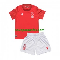 Camisolas Nottingham Forest Criança Casa 2022-2023 Manga Curta
