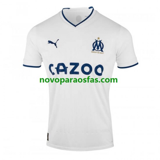 Camisolas Olympique de Marseille Homem Casa 2022-2023 Manga Curta