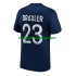 Camisolas Paris Saint-Germain Draxler 23 Homem Casa 2022-2023 Manga Curta