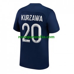 Camisolas Paris Saint-Germain Kurzawa 20 Homem Casa 2022-2023 Manga Curta