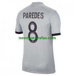 Camisolas Paris Saint-Germain Leandro Paredes 8 Homem Visitante 2022-2023 Manga Curta
