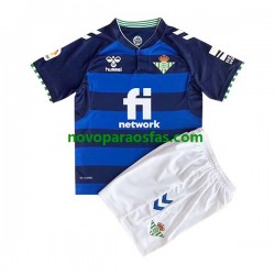 Camisolas Real Betis Criança Visitante 2022-2023 Manga Curta