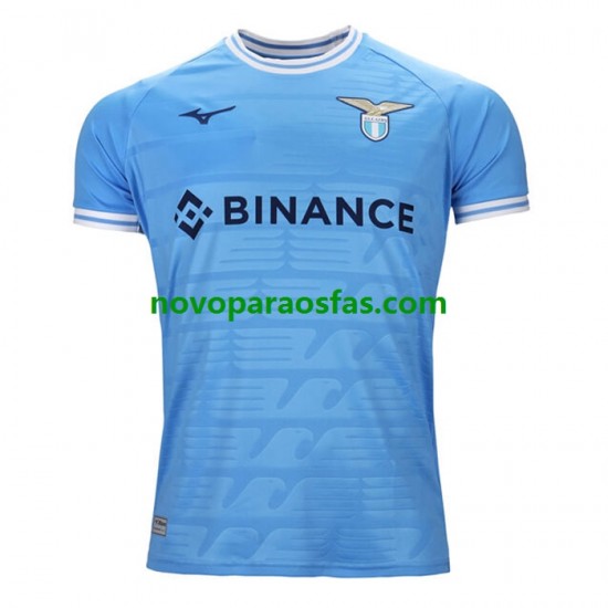 Camisolas SS Lazio Homem Casa 2022-2023 Manga Curta