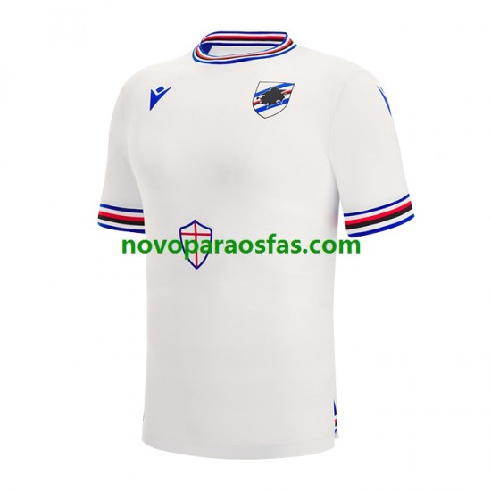 Camisolas Sampdoria Homem Visitante 2022-2023 Manga Curta