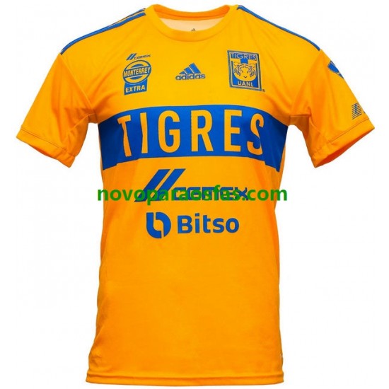 Camisolas Tigres UANL Homem Casa 2022-2023 Manga Curta