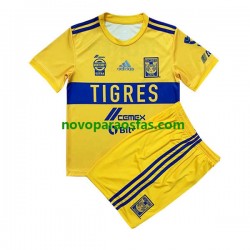 Camisolas Tigres UANL Criança Casa 2022-2023 Manga Curta