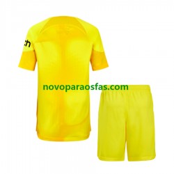 Camisolas Tottenham Hotspur Guarda-redes Criança Casa 2022-2023 Manga Curta