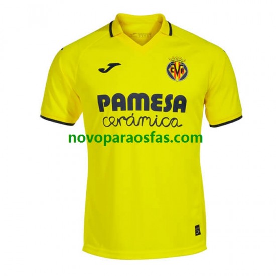 Camisolas Villarreal CF Homem Casa 2022-2023 Manga Curta