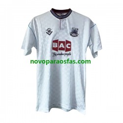 Camisolas West Ham United Retro Homem Visitante 1989-1990 Manga Curta