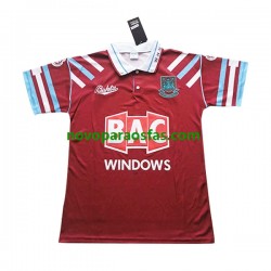 Camisolas West Ham United Retro Homem Casa 1991-1992 Manga Curta