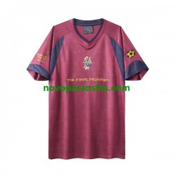 Camisolas West Ham United Iron Maiden Retro Homem Visitante 2010 Manga Curta