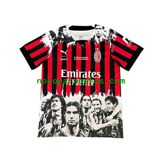 Camisolas AC Milan Commemorative Edition Homem Casa 2022-2023 Manga Curta