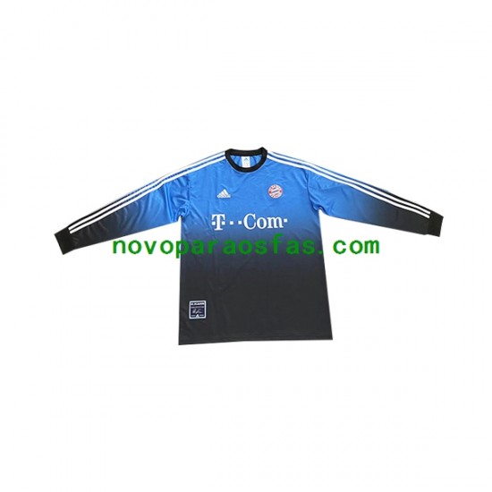 Camisolas Bayern de Munique Guarda-redes Retro Homem Casa 2002-2003 Manga Comprida