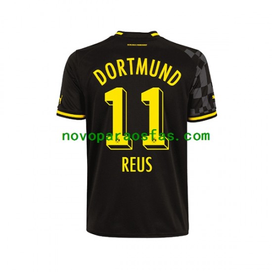 Camisolas Borussia Dortmund Marco Reus 11 Homem Visitante 2022-2023 Manga Curta
