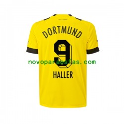 Camisolas Borussia Dortmund Sebastien Haller 9 Homem Casa 2022-2023 Manga Curta