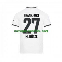 Camisolas Eintracht Frankfurt Mario Gotze Homem Casa 2022-2023 Manga Curta