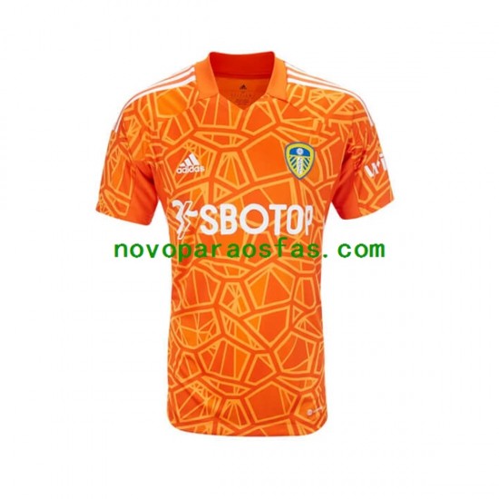 Camisolas Leeds United Guarda-redes Homem Visitante 2022-2023 Manga Curta