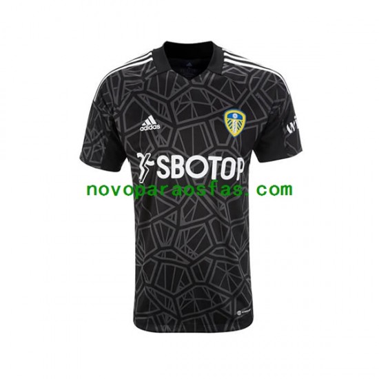 Camisolas Leeds United Guarda-redes Homem Casa 2022-2023 Manga Curta