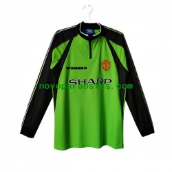 Camisolas Manchester United Guarda-redes Retro Homem Casa 1998-1999 Manga Comprida