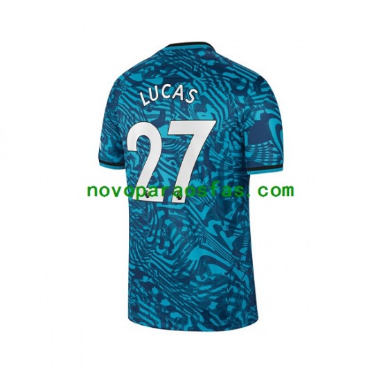 Camisolas Tottenham Hotspur Lucas 27 Homem Alternativo 2022-2023 Manga Curta