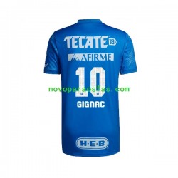 Camisolas Tigres UANL André-Pierre Gignac 10 Homem Visitante 2022-2023 Manga Curta