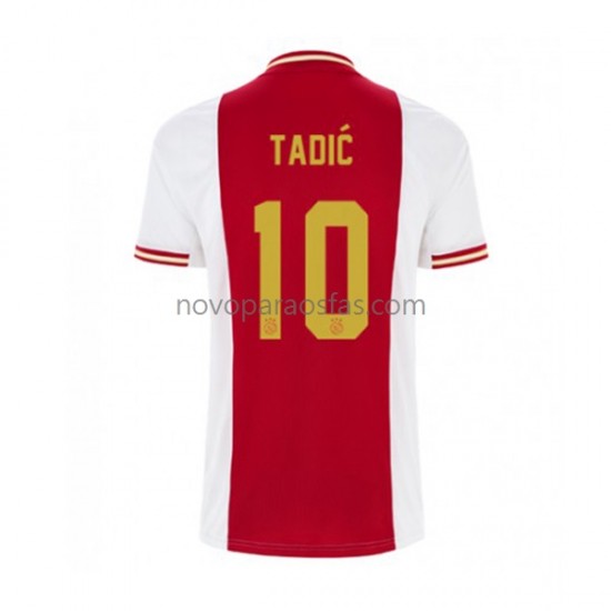 Camisolas AFC Ajax Dusan Tadic 10 Homem Casa 2022-2023 Manga Curta