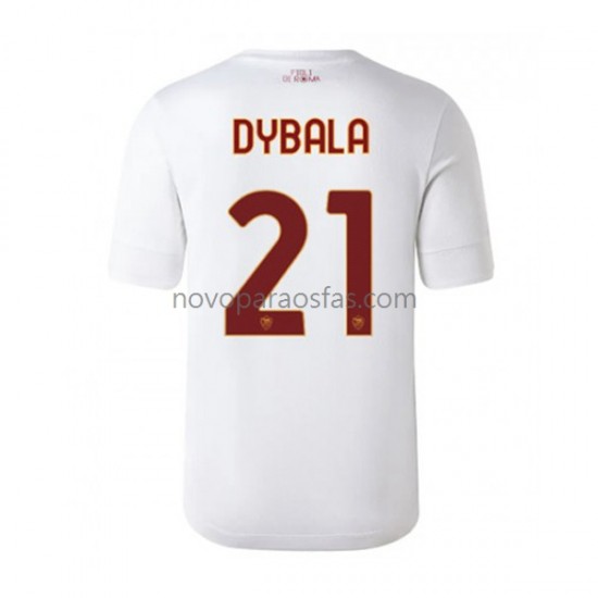 Camisolas AS Roma Paulo Dybala 21 Homem Visitante 2022-2023 Manga Curta