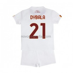Camisolas AS Roma Paulo Dybala 21 Criança Visitante 2022-2023 Manga Curta