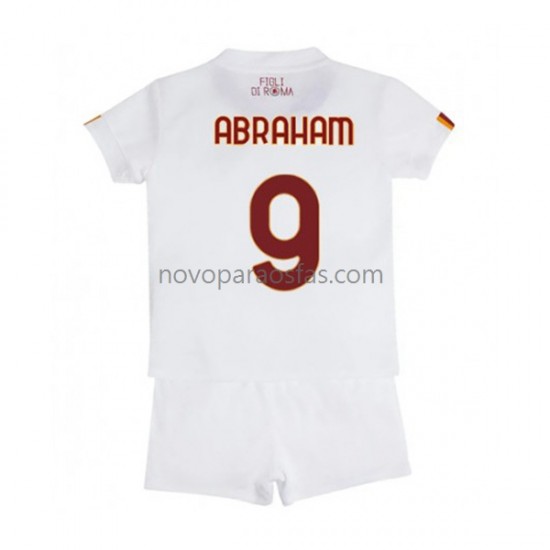 Camisolas AS Roma Tammy Abraham 9 Criança Visitante 2022-2023 Manga Curta