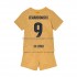 Camisolas FC Barcelona Lewandowski 9 Criança Visitante 2022-2023 Manga Curta