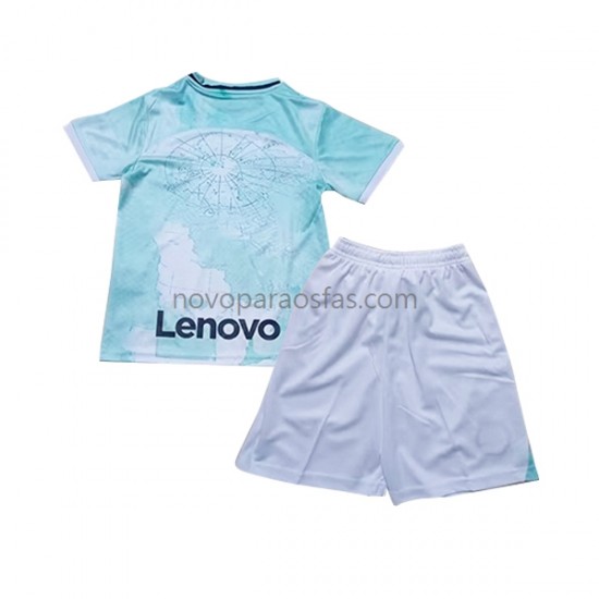 Camisolas Inter de Milão Criança Visitante 2022-2023 Manga Curta