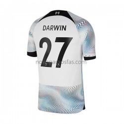 Camisolas Liverpool Darwin 27 Homem Visitante 2022-2023 Manga Curta