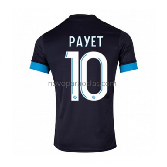 Camisolas Olympique de Marseille Dimitri Payet 10 Homem Visitante 2022-2023 Manga Curta