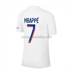 Camisolas Paris Saint-Germain Mbappé 7 Homem Alternativo 2022-2023 Manga Curta