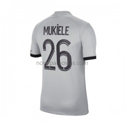 Camisolas Paris Saint-Germain Mukiele 26 Homem Visitante 2022-2023 Manga Curta
