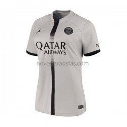 Camisolas Paris Saint-Germain Mulher Visitante 2022-2023 Manga Curta