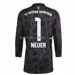 Camisolas Bayern de Munique Manuel Neuer 1 Guarda-redes Homem Visitante 2022-2023 Manga Comprida