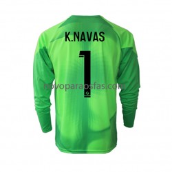 Camisolas Paris Saint-Germain Keylor Navas 1 Guarda-redes Homem Casa 2022-2023 Manga Comprida