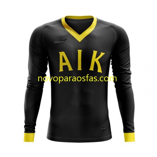 Camisolas AIK 100 Anniversary Homem Casa 2024 Manga Comprida