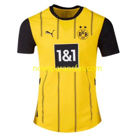 Camisolas Borussia Dortmund Homem Casa 2024-2025 Manga Curta