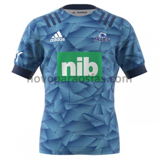 Camisolas Auckland Blues Rugby Casa 2020 Manga Curta