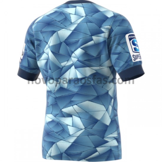 Camisolas Auckland Blues Rugby Casa 2020 Manga Curta