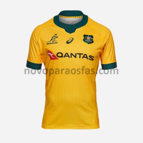 Camisolas Australia Rugby Visitante 2021 Manga Curta